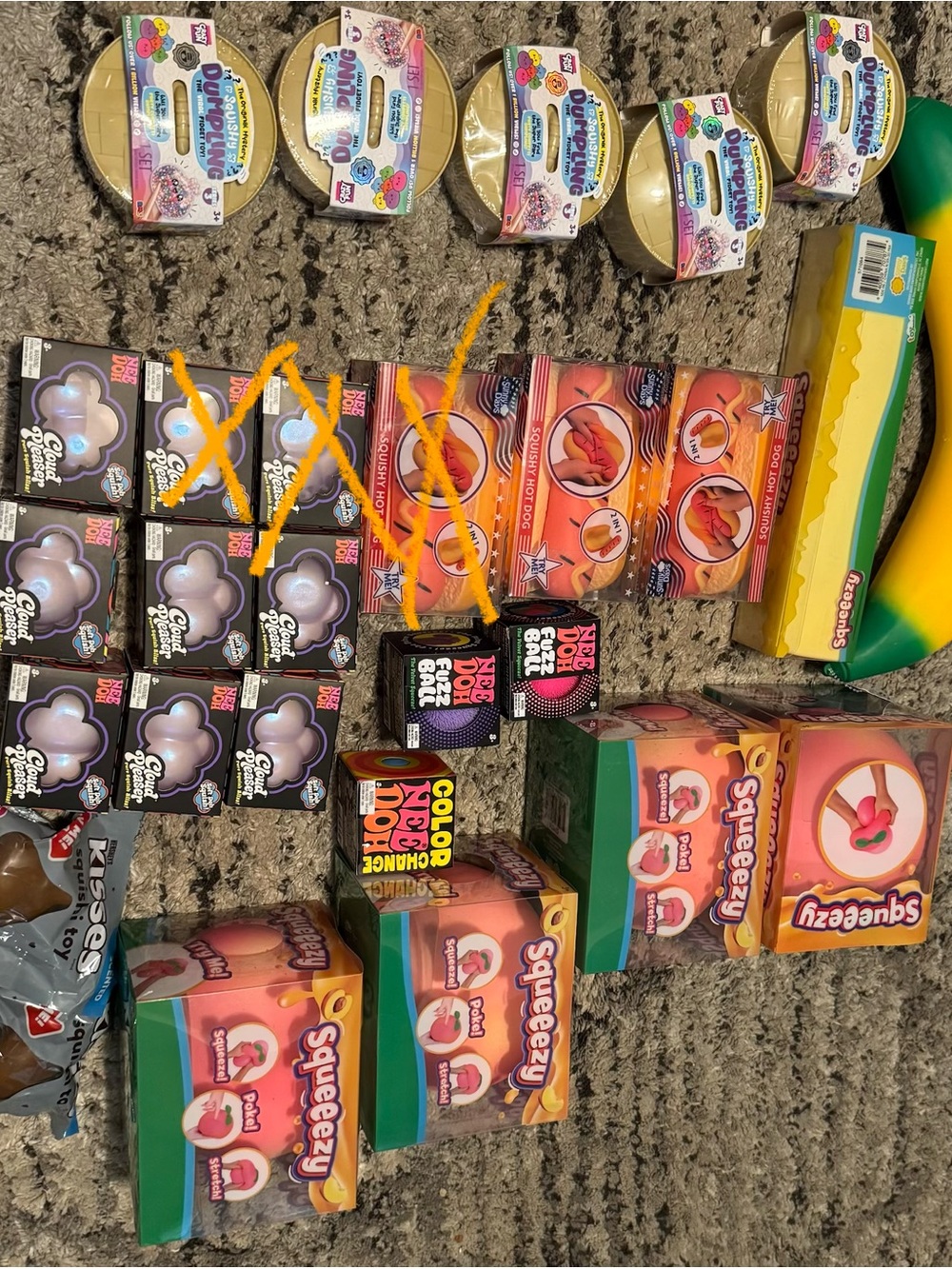 Needoh squishys ect